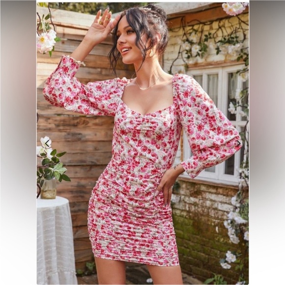 Nasty Gal Floral Mini Dress - Picture 4 of 5